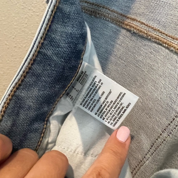 American 🇺🇸 Eagle Outfitters Light wash high-rise jeggins size 6 Jeans 👖 - Picture 8 of 11